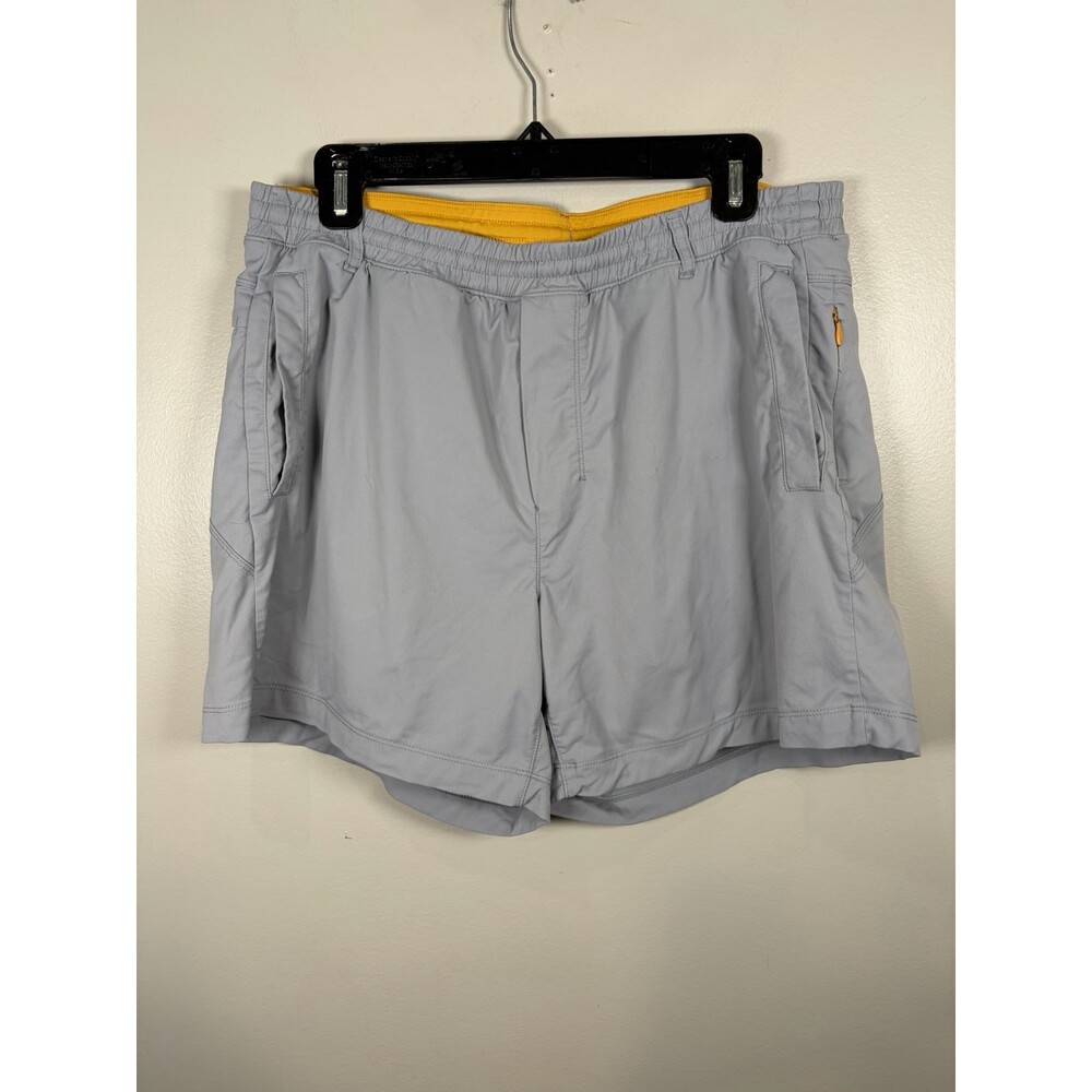 Birddogs Classic Fit Shorts Size XL Gray Elastic Waist Drawstring Lined 5"